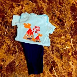 3 month onesie outfit. Brand:Okie Dokie